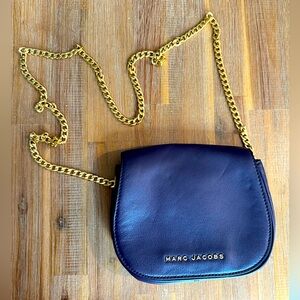 Marc Jacobs Purple Leather Crossbody Bag